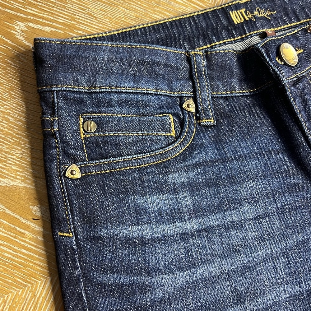 KUT FROM THE KLOTH Dark Blue Denim Shorts 2 - Picture 2 of 10